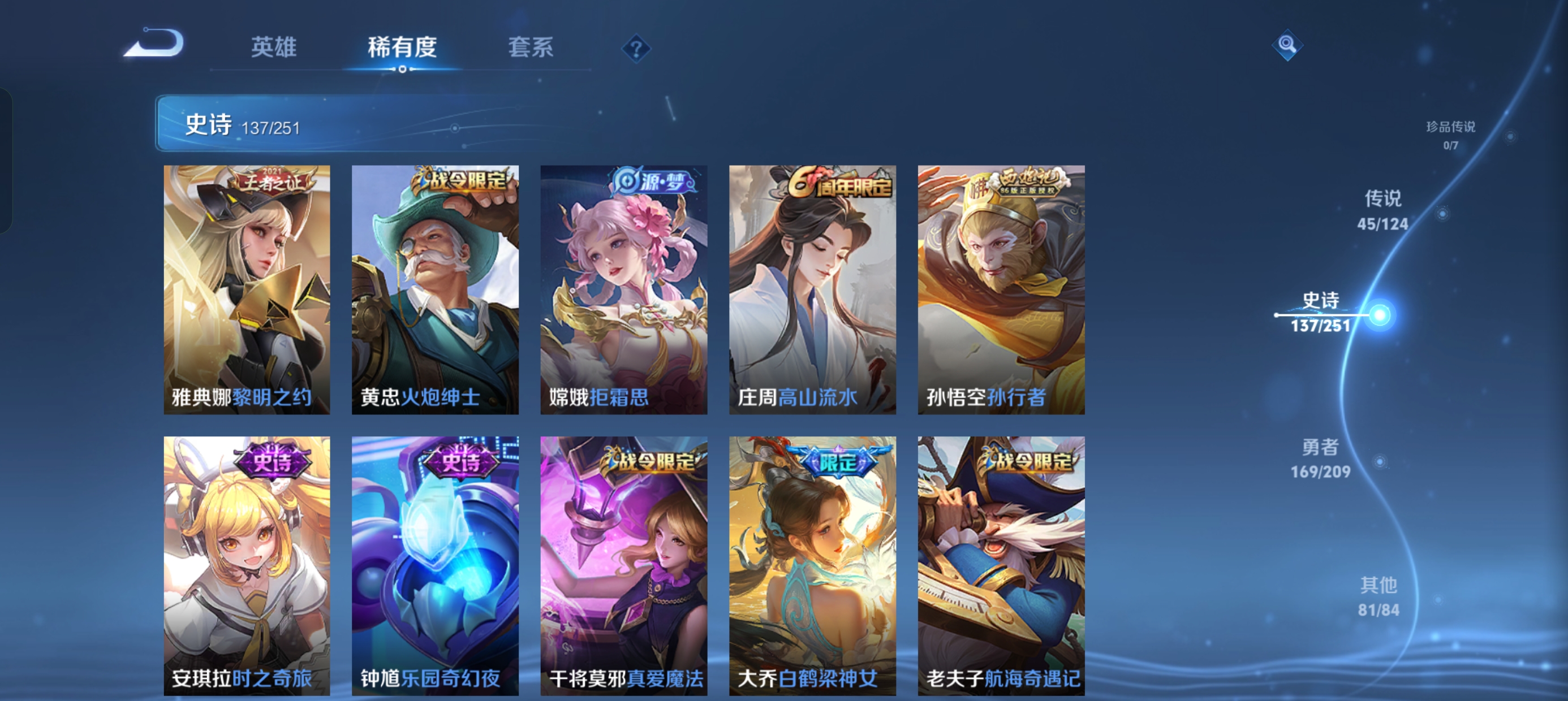 WZLX4326401王者荣耀账号详情图39