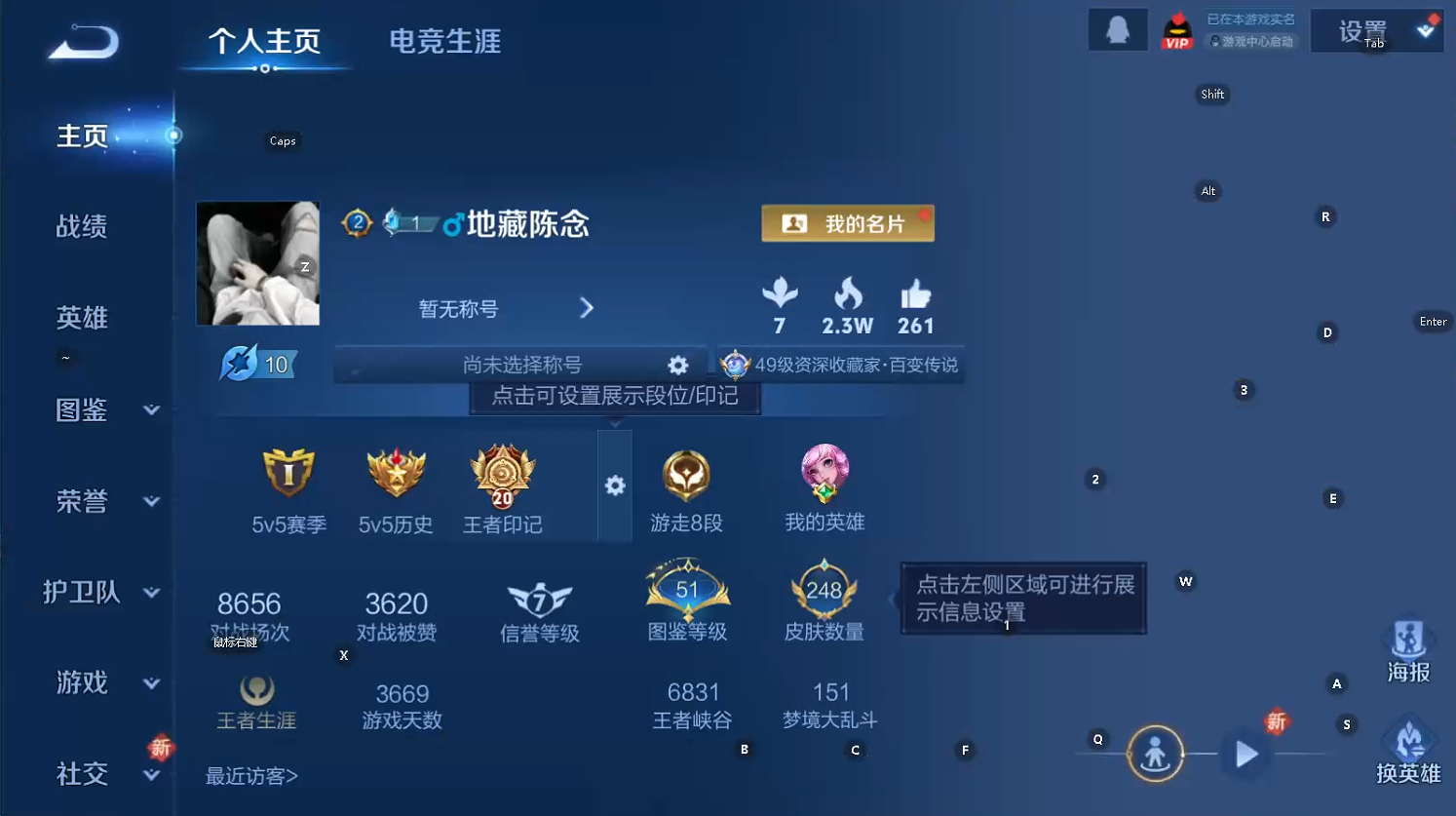 WZQM3468066王者荣耀账号详情图8