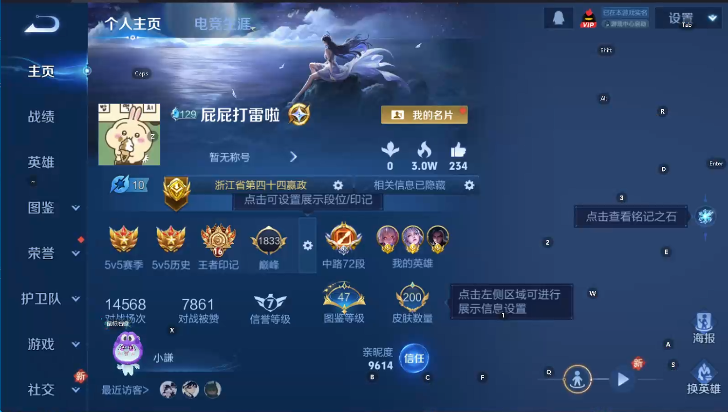 WZQM3468075王者荣耀账号详情图9