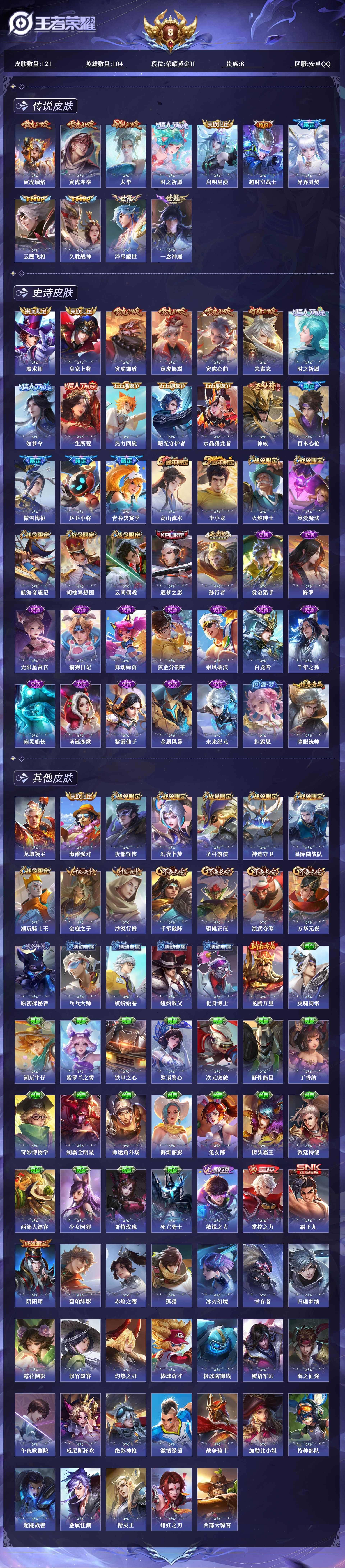 WZQM3468087王者荣耀账号详情图11