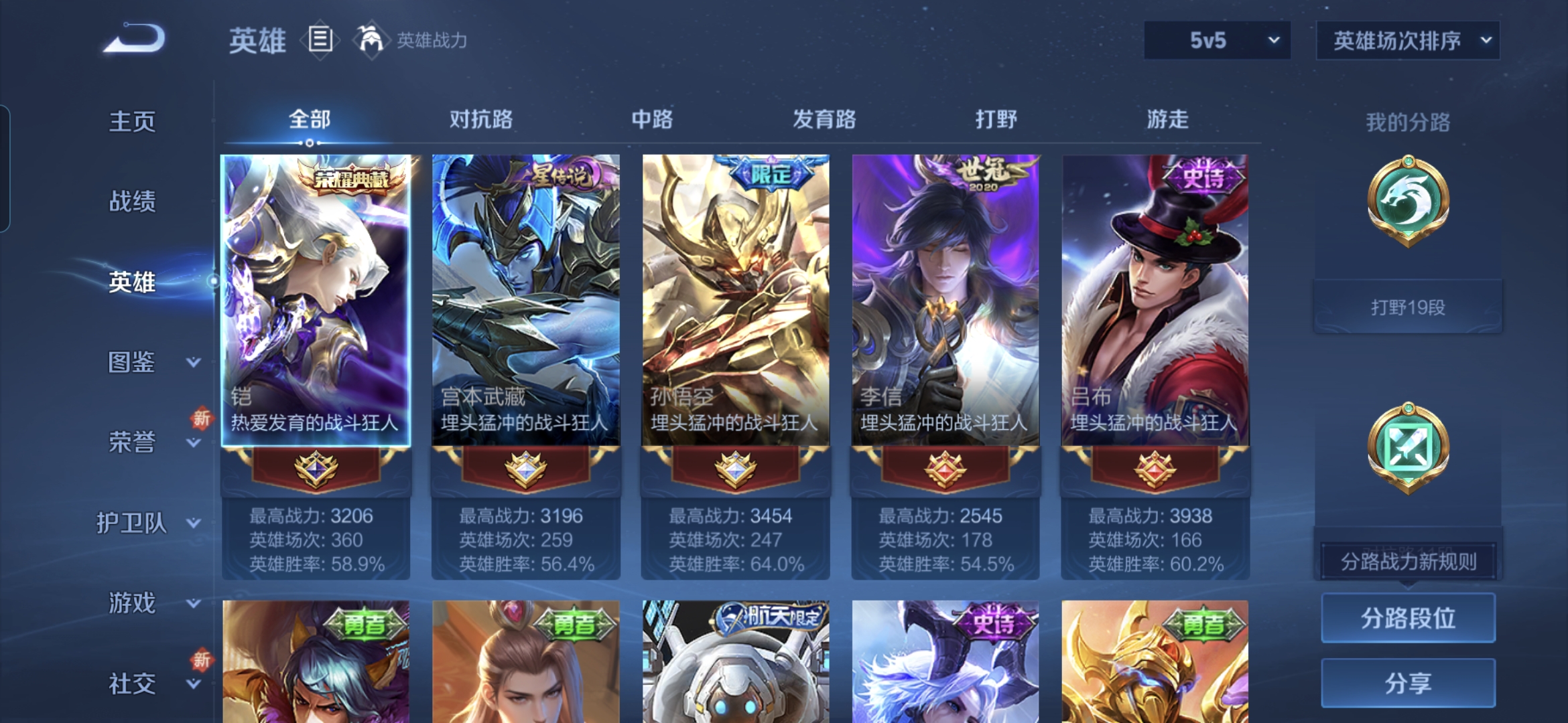 WZDN3468724王者荣耀账号详情图6