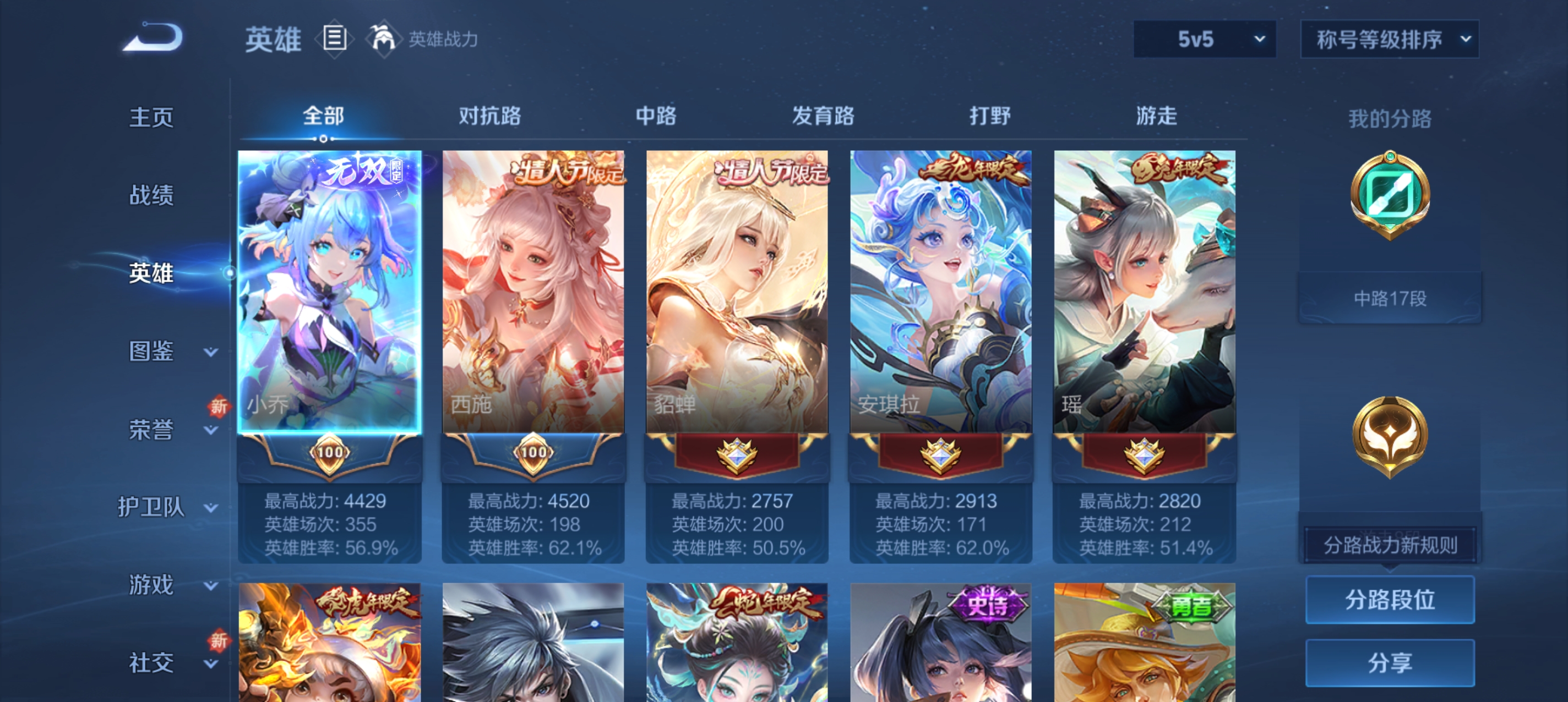 WZLX4326403王者荣耀账号详情图4