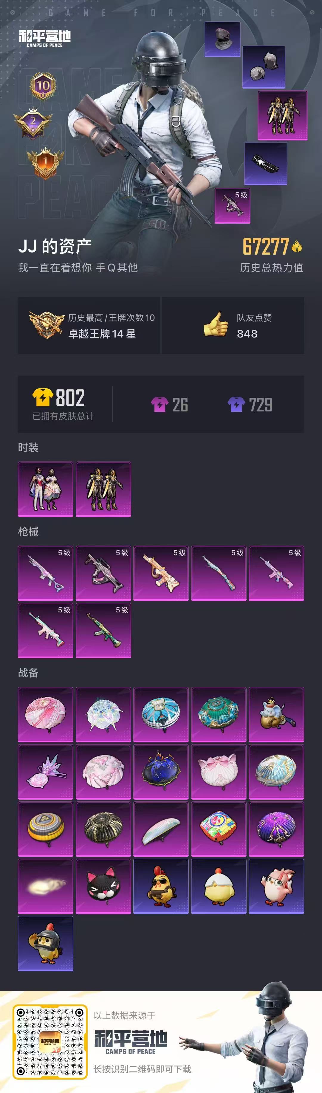 WZQM3474272王者荣耀账号详情图6