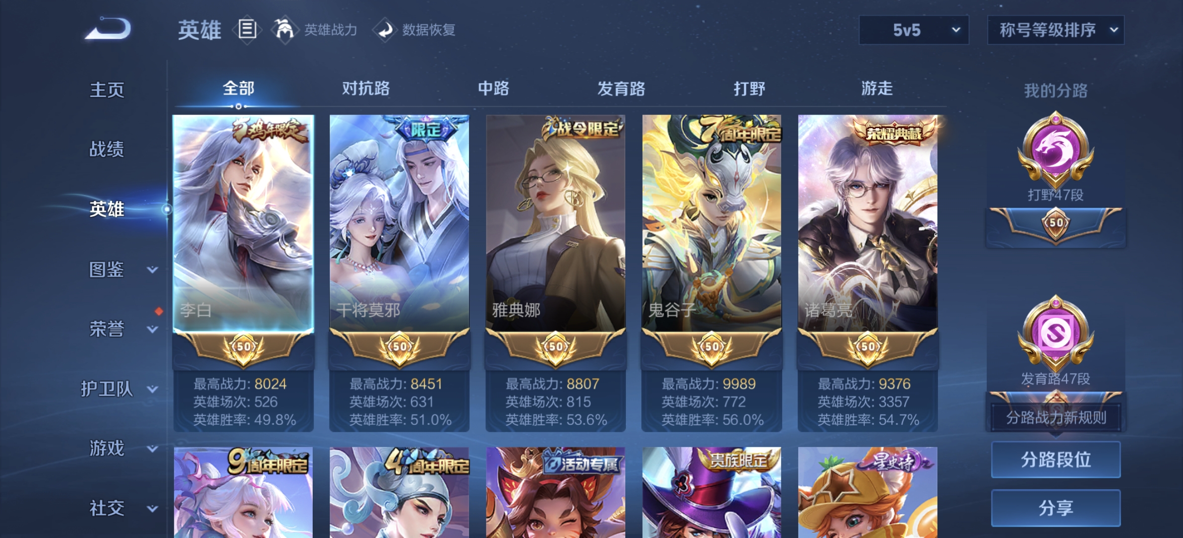 WZDN3475987王者荣耀账号详情图3