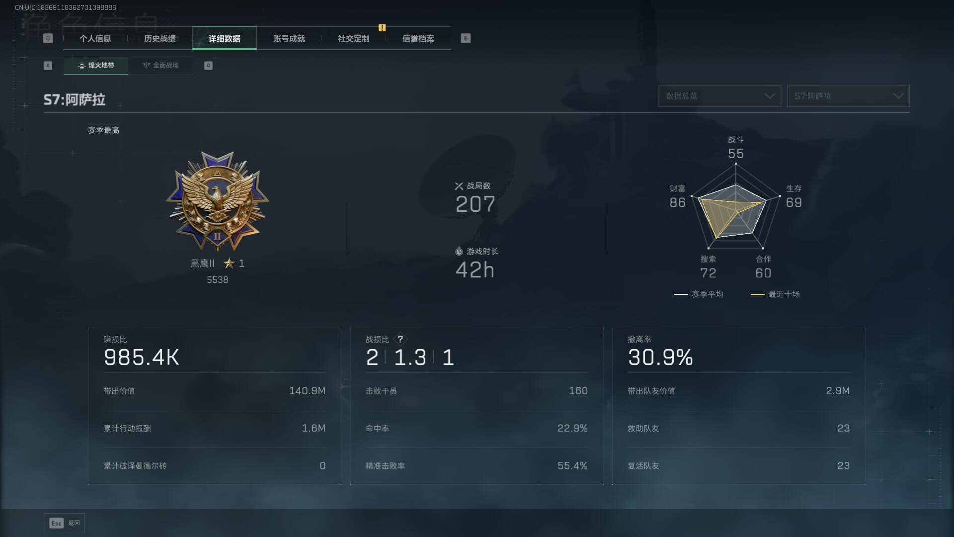 SJZQM3102122三角洲行动账号详情图7 SJZQM3102122三角洲行动账号详情图7