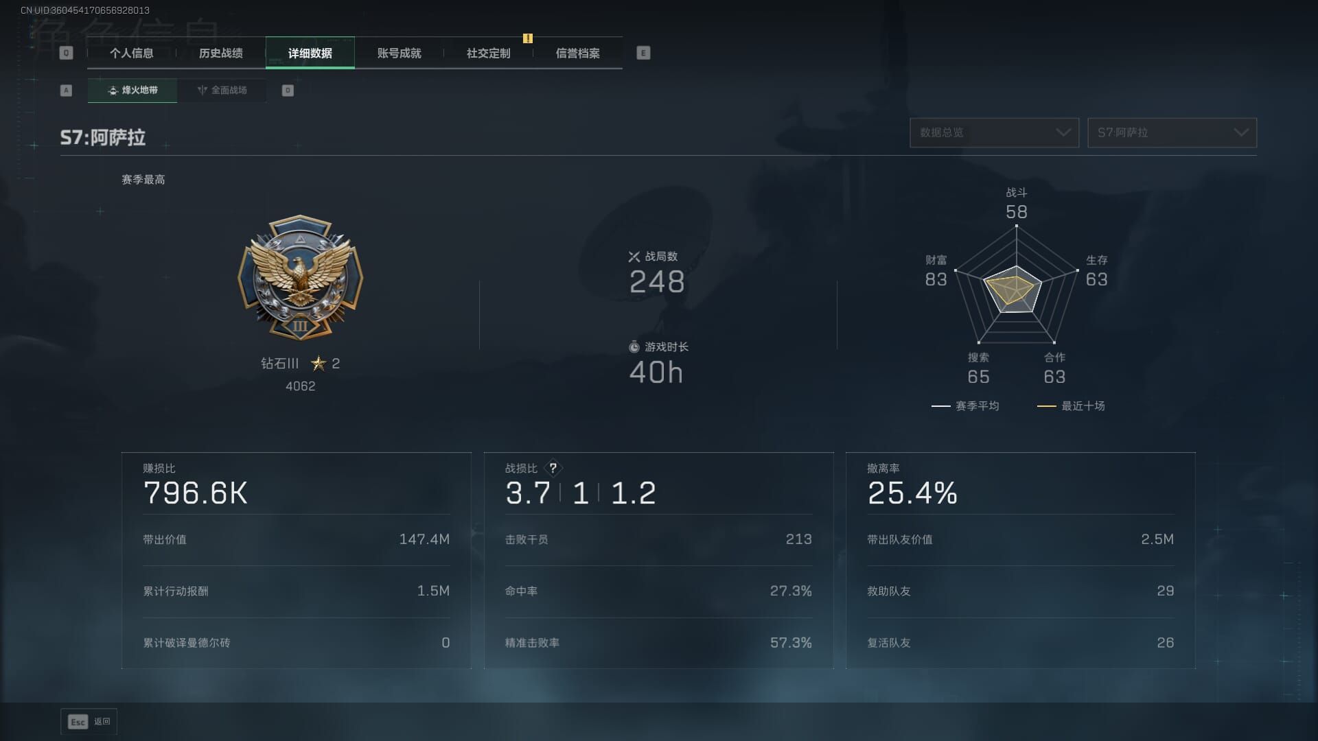 SJZCMW3102398三角洲行动账号详情图5 SJZCMW3102398三角洲行动账号详情图5