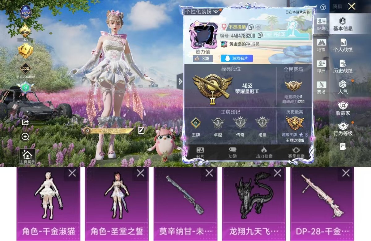 HPQM3454229和平精英账号详情图5 HPQM3454229和平精英账号详情图5