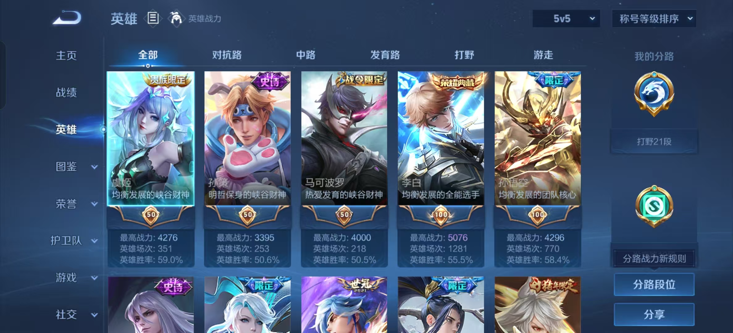 WZLX4222139王者荣耀账号详情图17