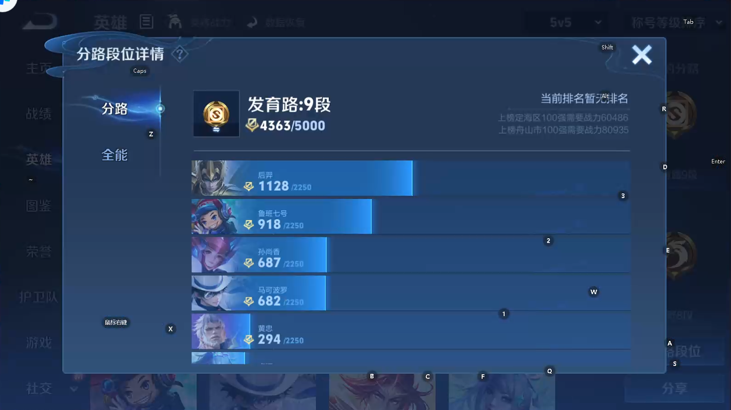 WZQM3483607王者荣耀账号详情图8 WZQM3483607王者荣耀账号详情图8