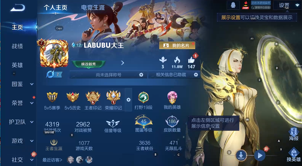 WZQM46340王者荣耀账号详情图5