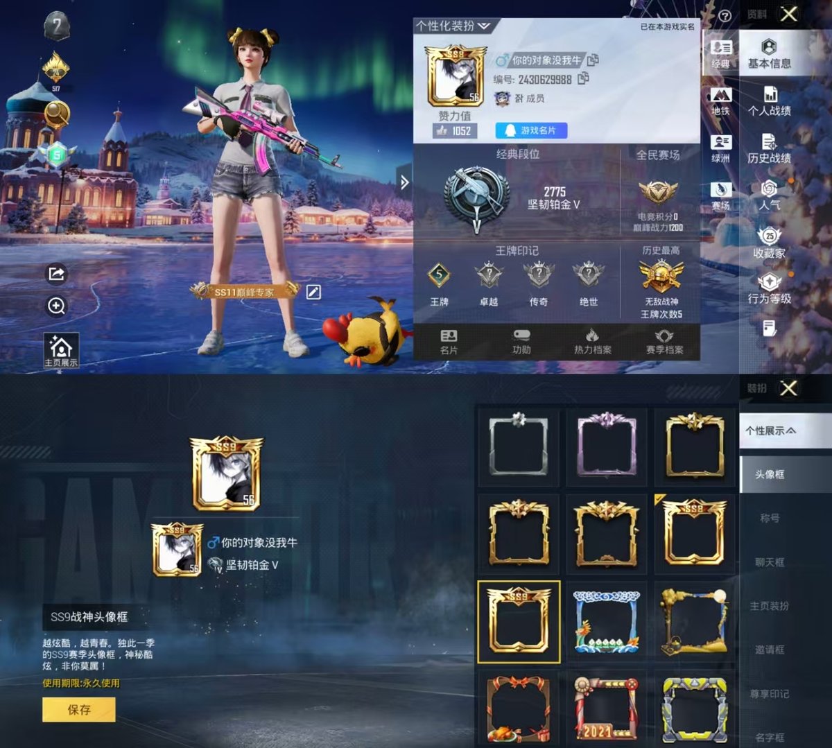 HPCMW416273和平精英账号详情图3