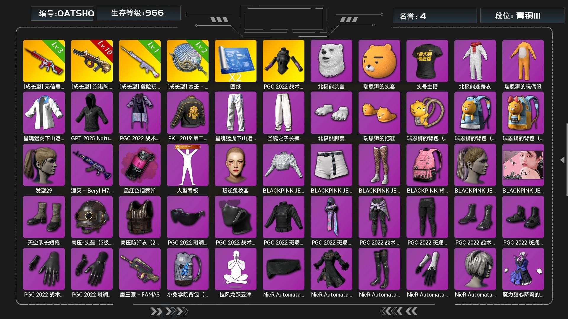 GJD12341	生存500级可排位/10...