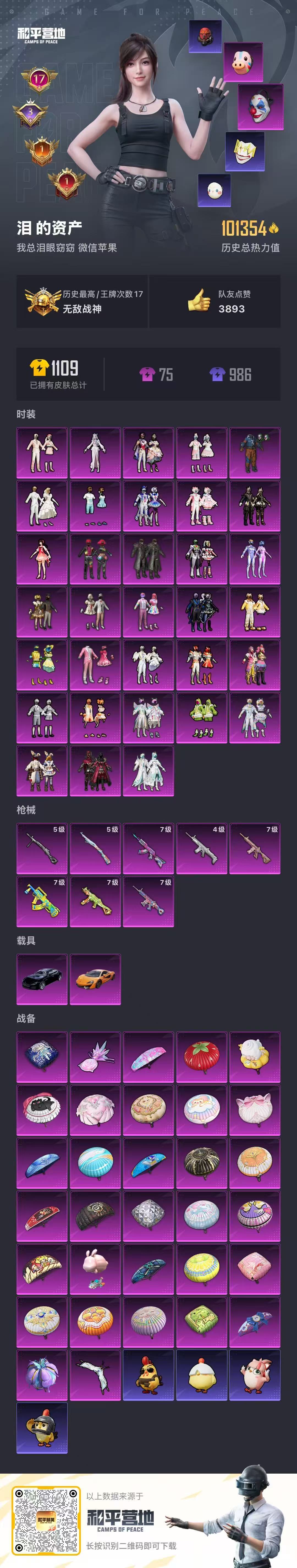 HPQM47055和平精英账号详情图3 HPQM47055和平精英账号详情图3