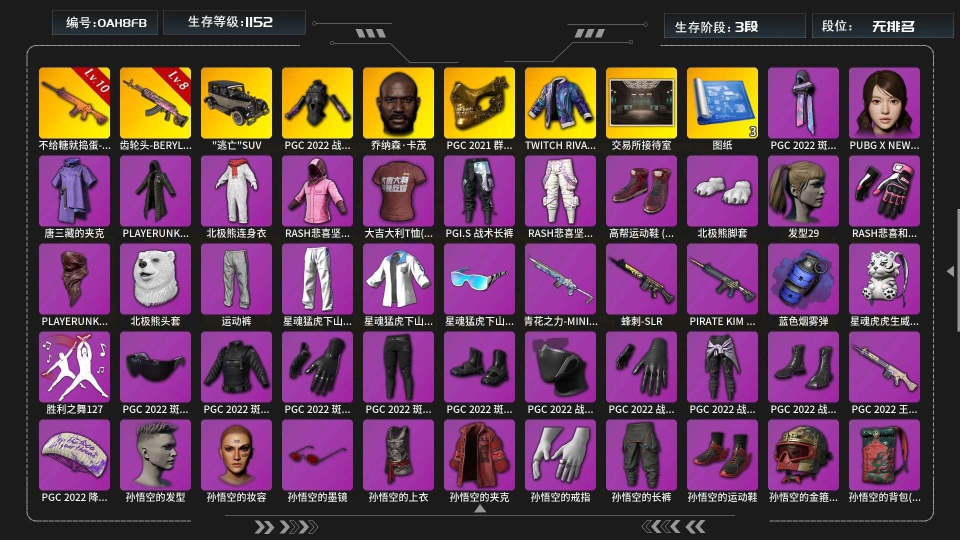 GJD10556 生存500级可排位/10...