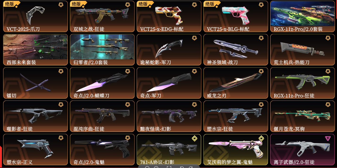 WWQLX41775无畏契约账号详情图2