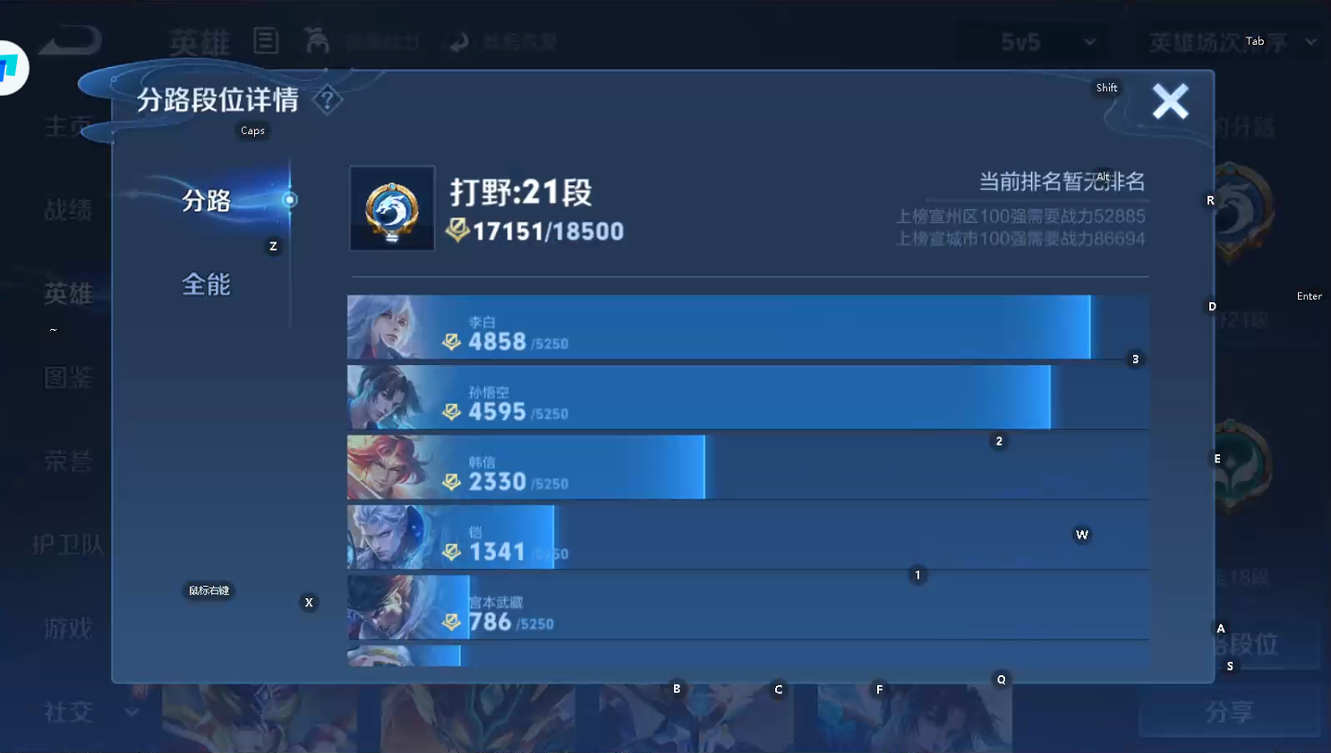 WZCMW440531王者荣耀账号详情图6