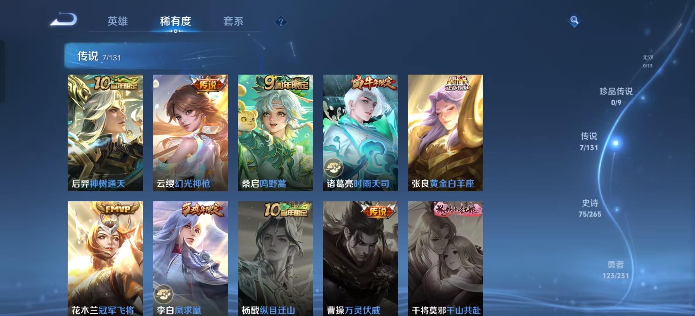 WZLX4222038王者荣耀账号详情图3