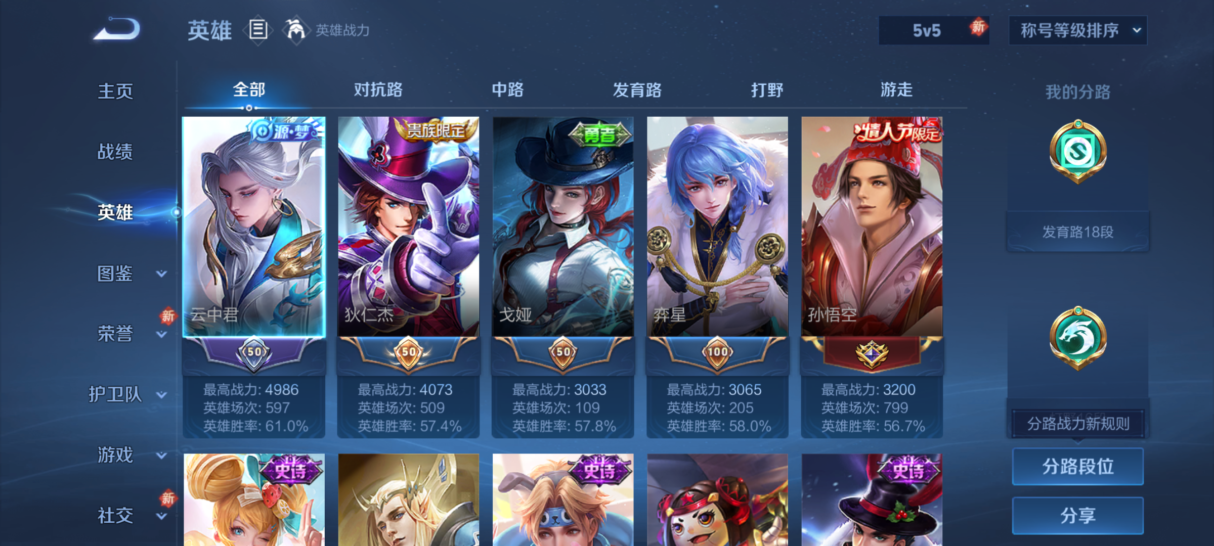 WZCMW4141077王者荣耀账号详情图4