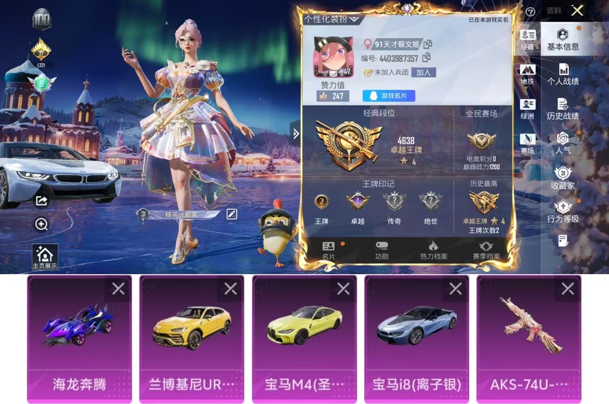 HPQM419295和平精英账号详情图6