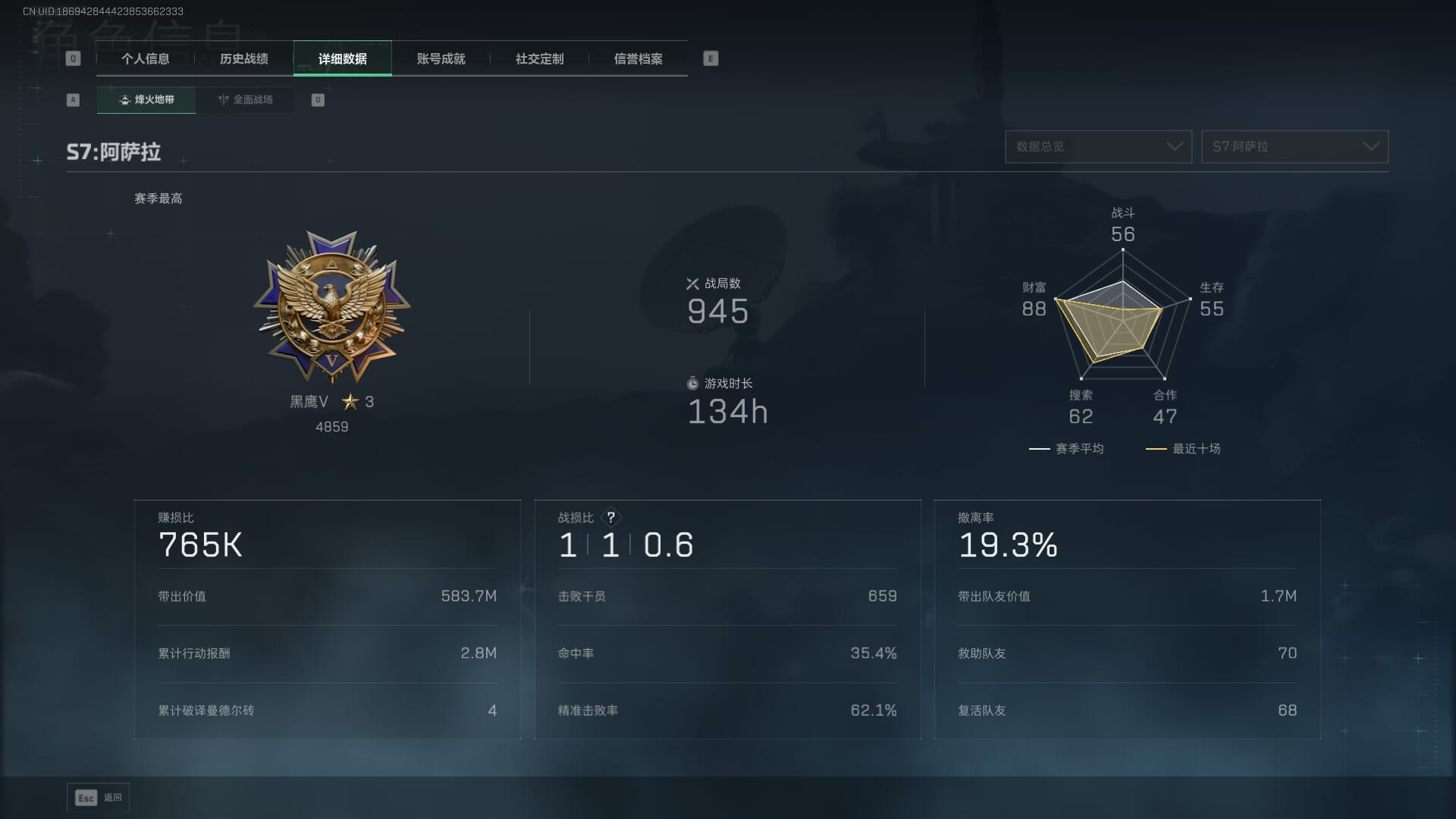 SJZQM48627三角洲行动账号详情图7