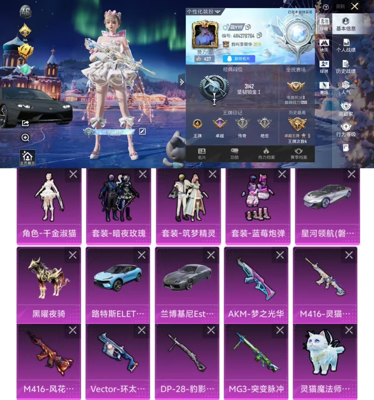 HPQM422342和平精英账号详情图9