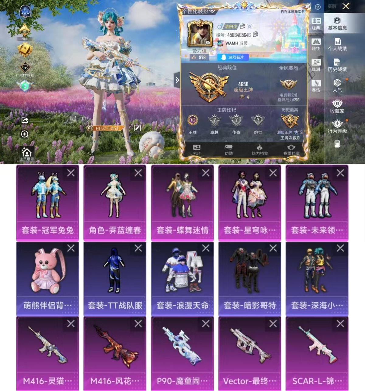 HPQM422334和平精英账号详情图5