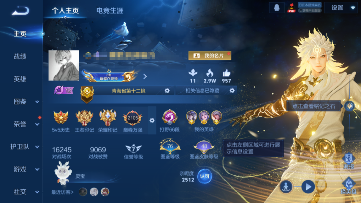 WZQM461115王者荣耀账号详情图14