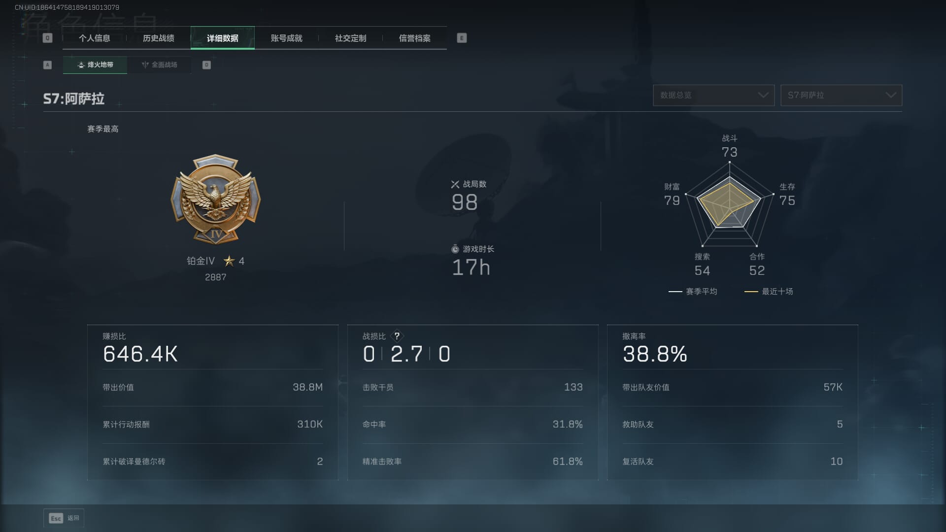 SJZQM410666三角洲行动账号详情图7 SJZQM410666三角洲行动账号详情图7