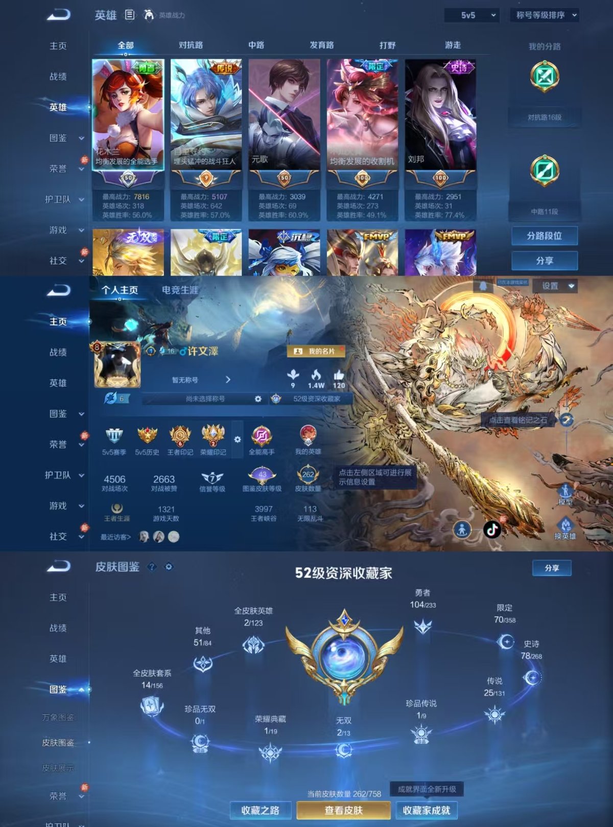 WZQM456658王者荣耀账号详情图9