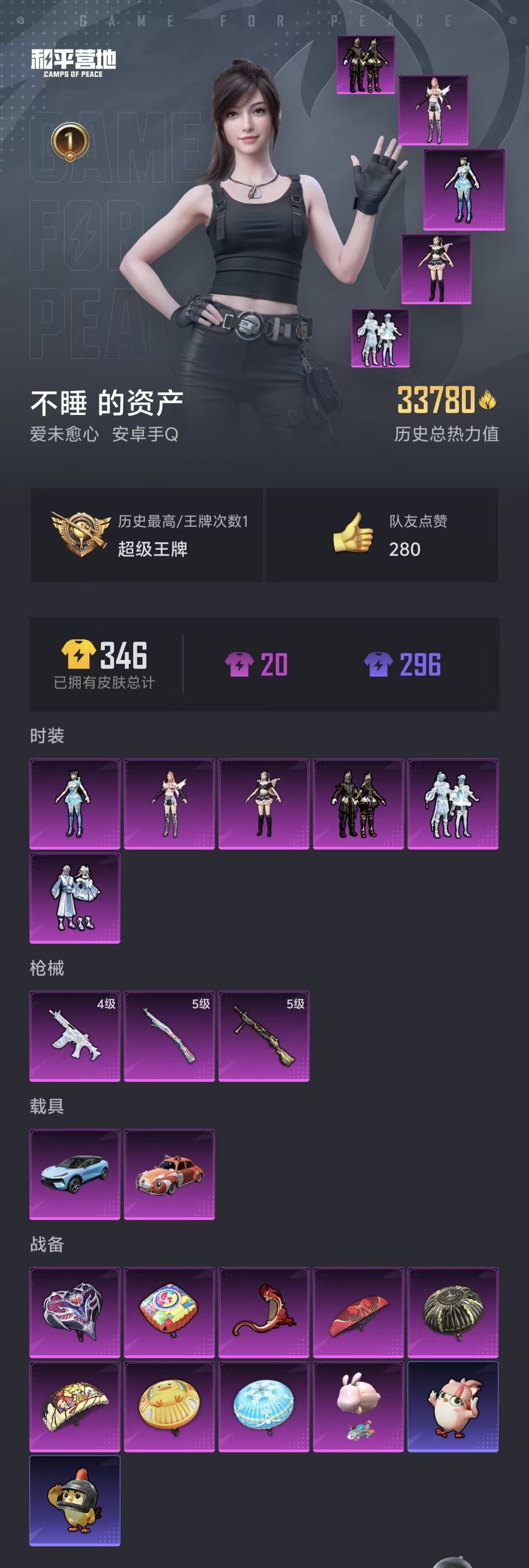 WZCMW460520王者荣耀账号详情图5