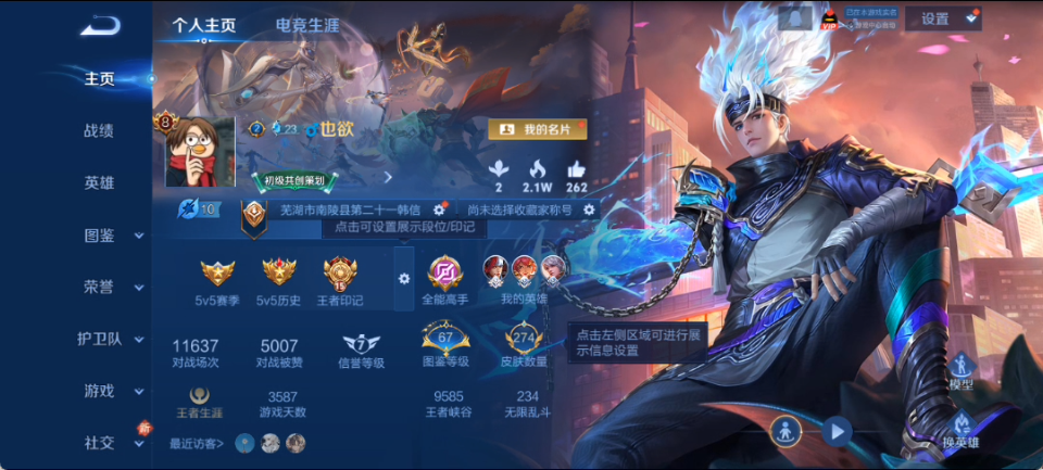 WZQM4140350王者荣耀账号详情图4