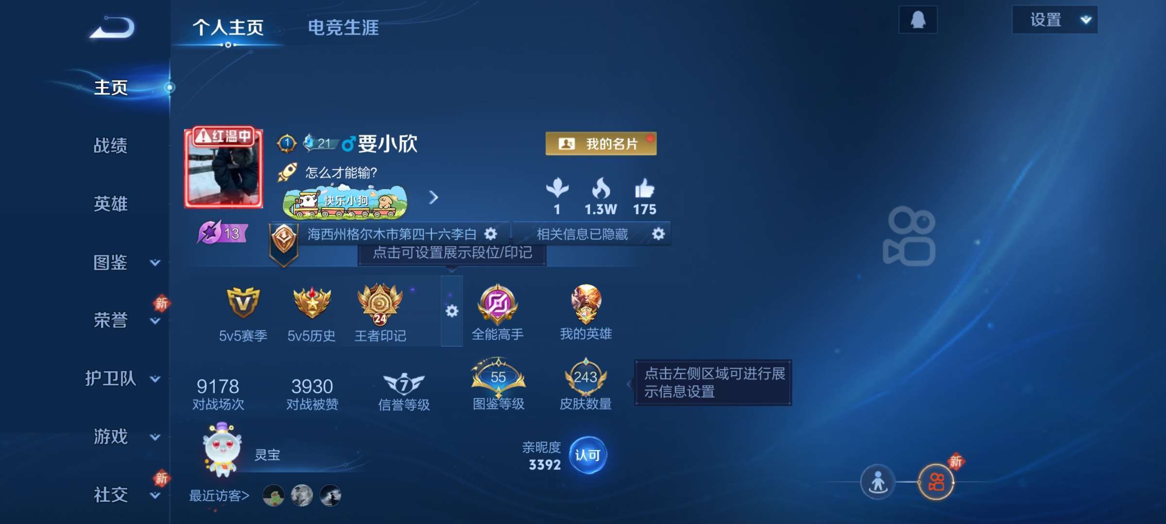 王者荣耀账号安卓QQ126英雄-243皮肤-6【秒换绑，无需等三天】V7-243皮肤 24印记 安卓Q-V-243皮肤1