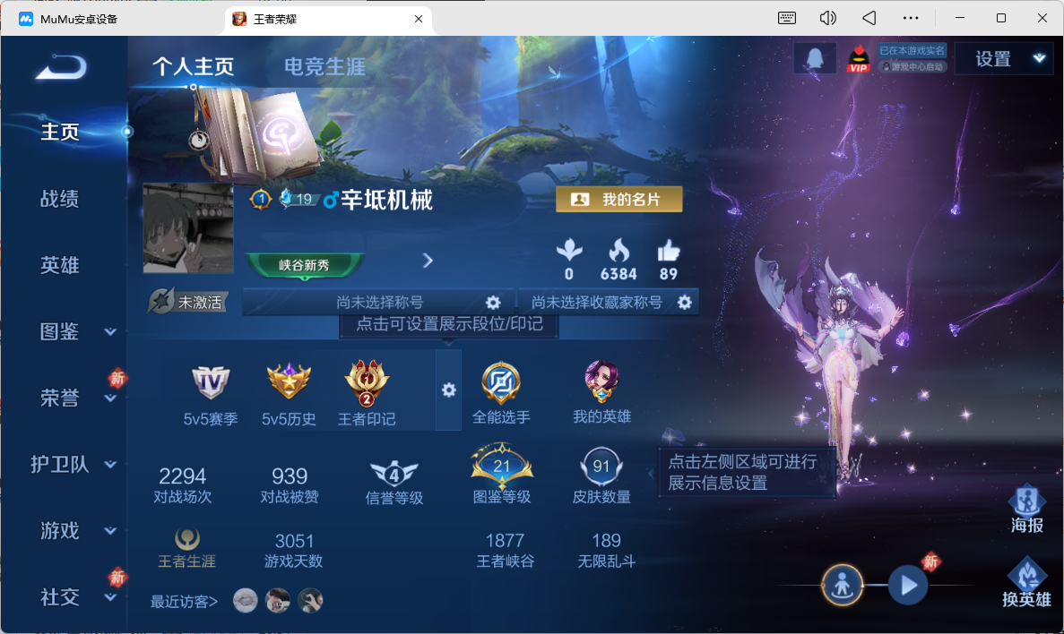 WZCMW4141124王者荣耀账号详情图3