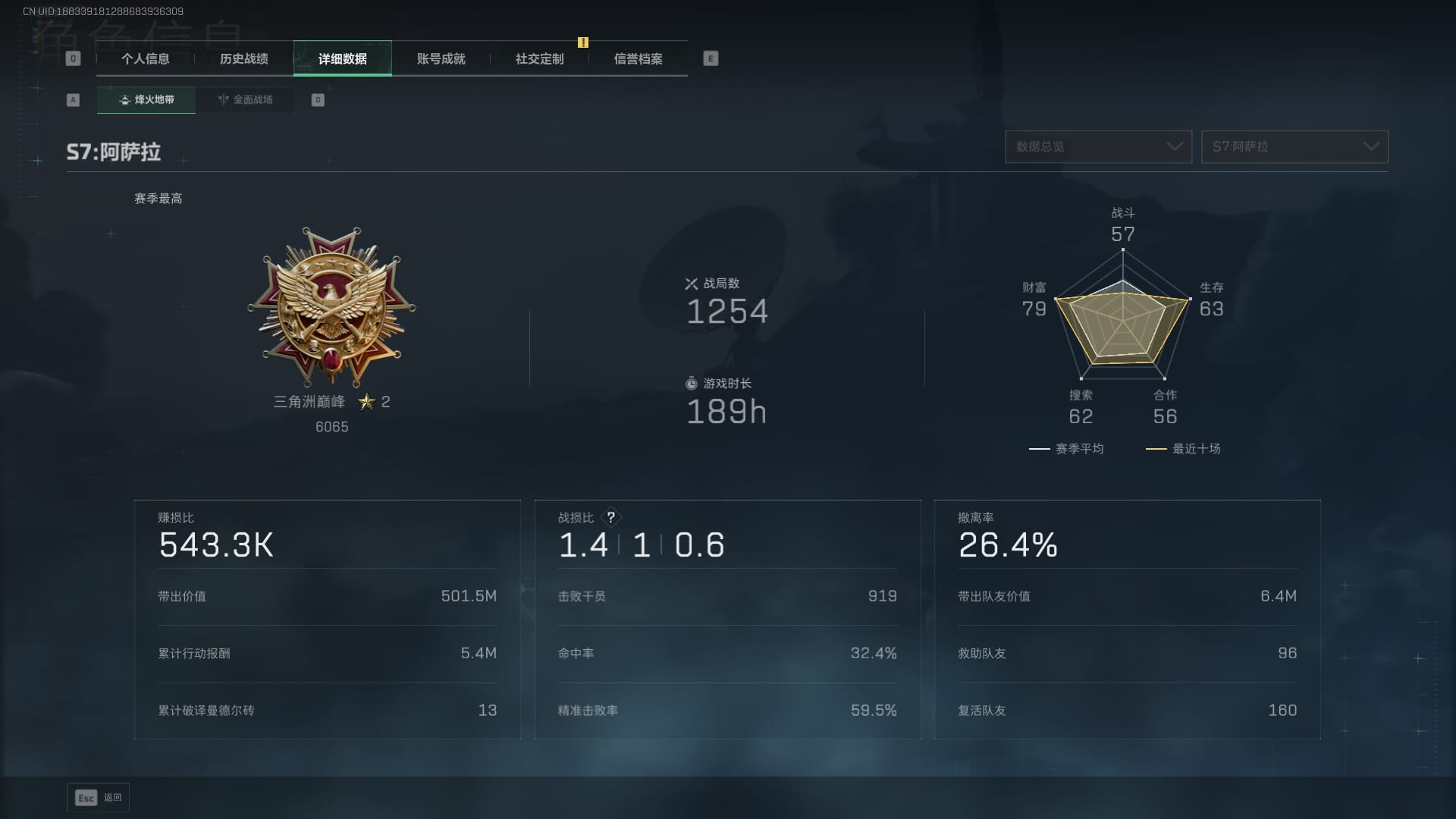 SJZQM418712三角洲行动账号详情图6