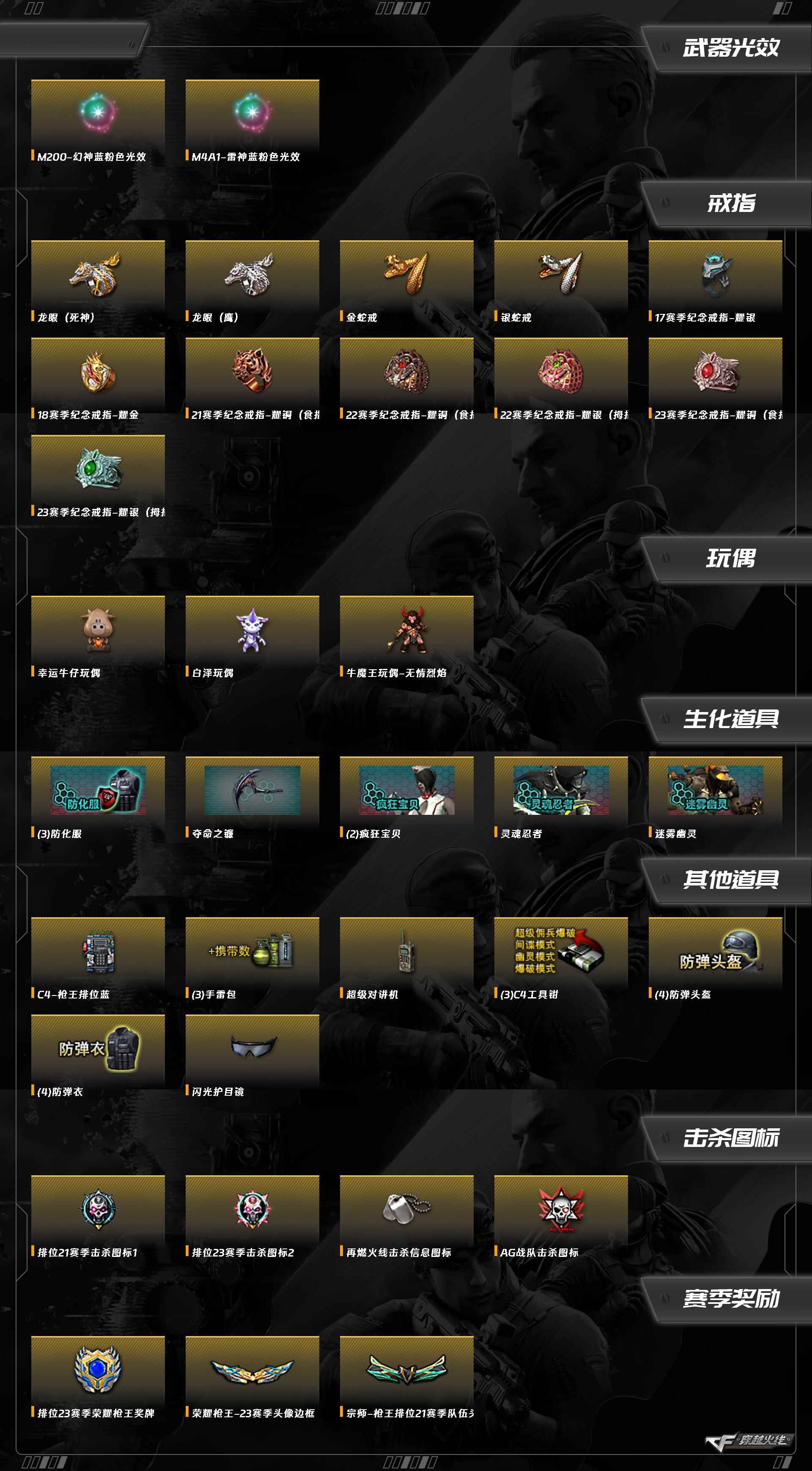 CFQM417032穿越火线账号详情图8