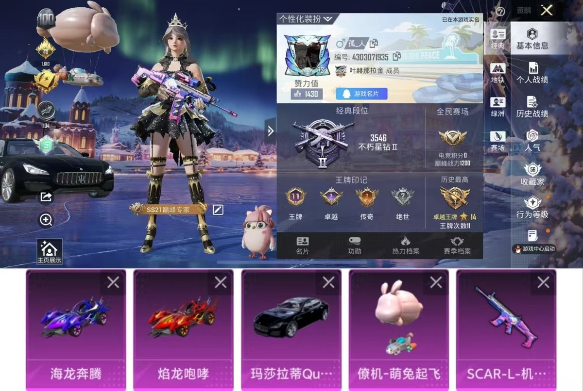 HPCMW445903和平精英账号详情图6