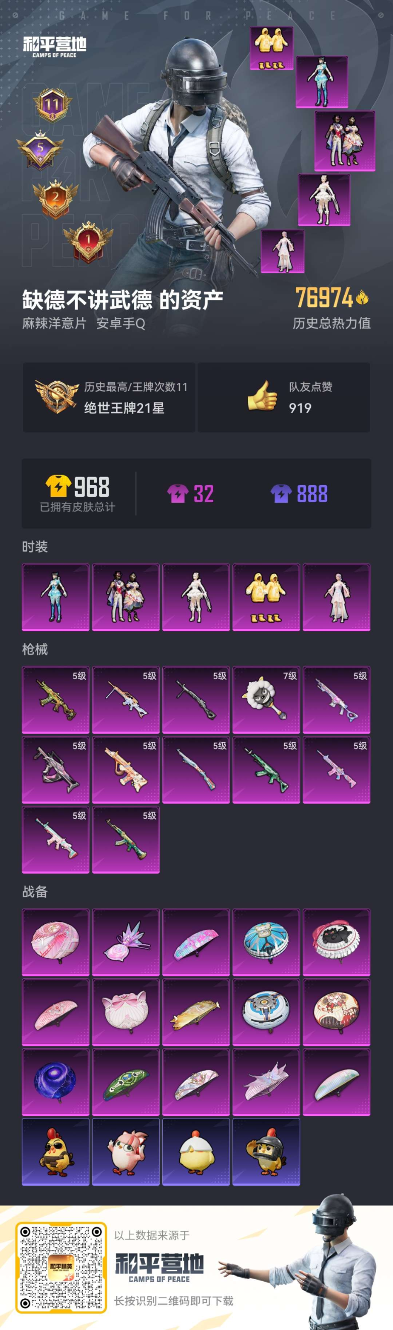 HPQM470095和平精英账号详情图3