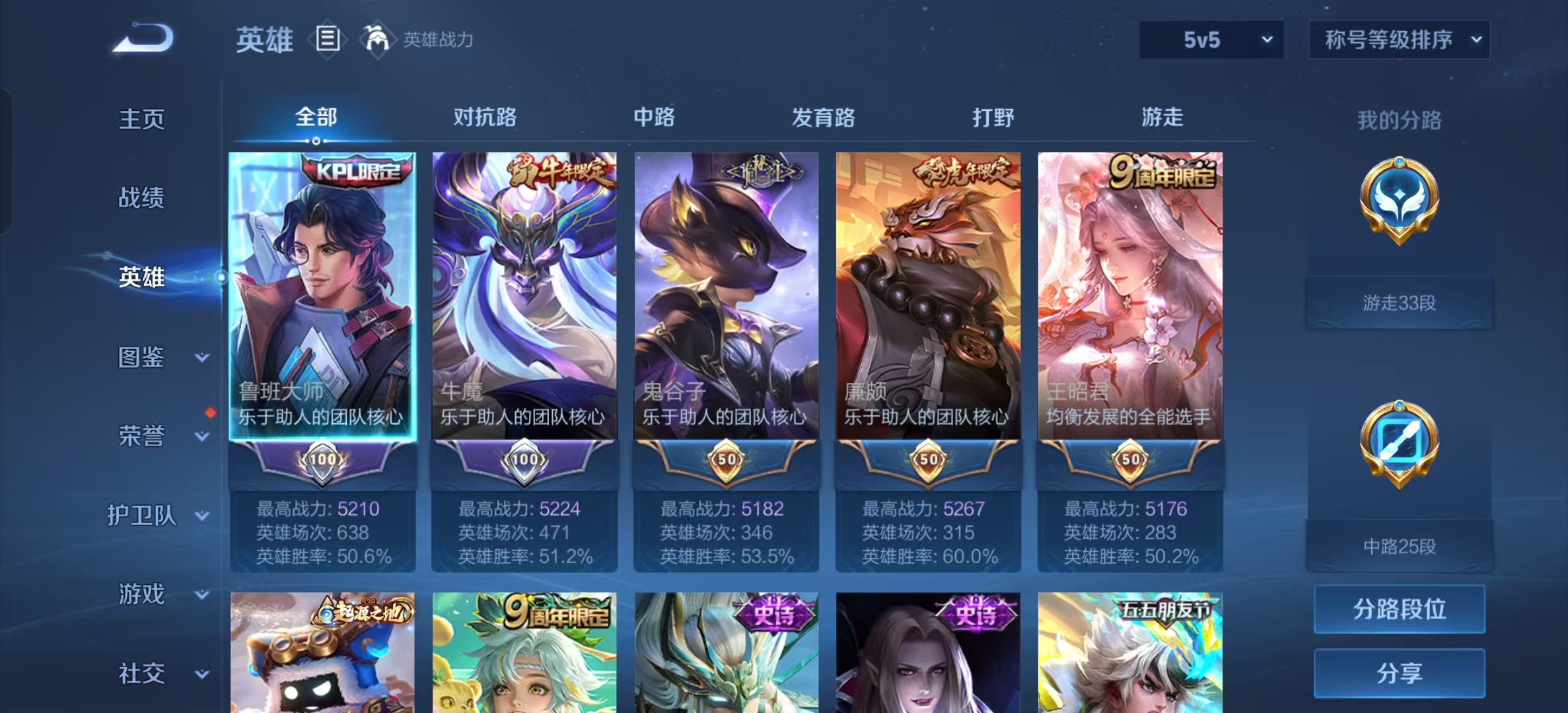 WZLX4222096王者荣耀账号详情图35