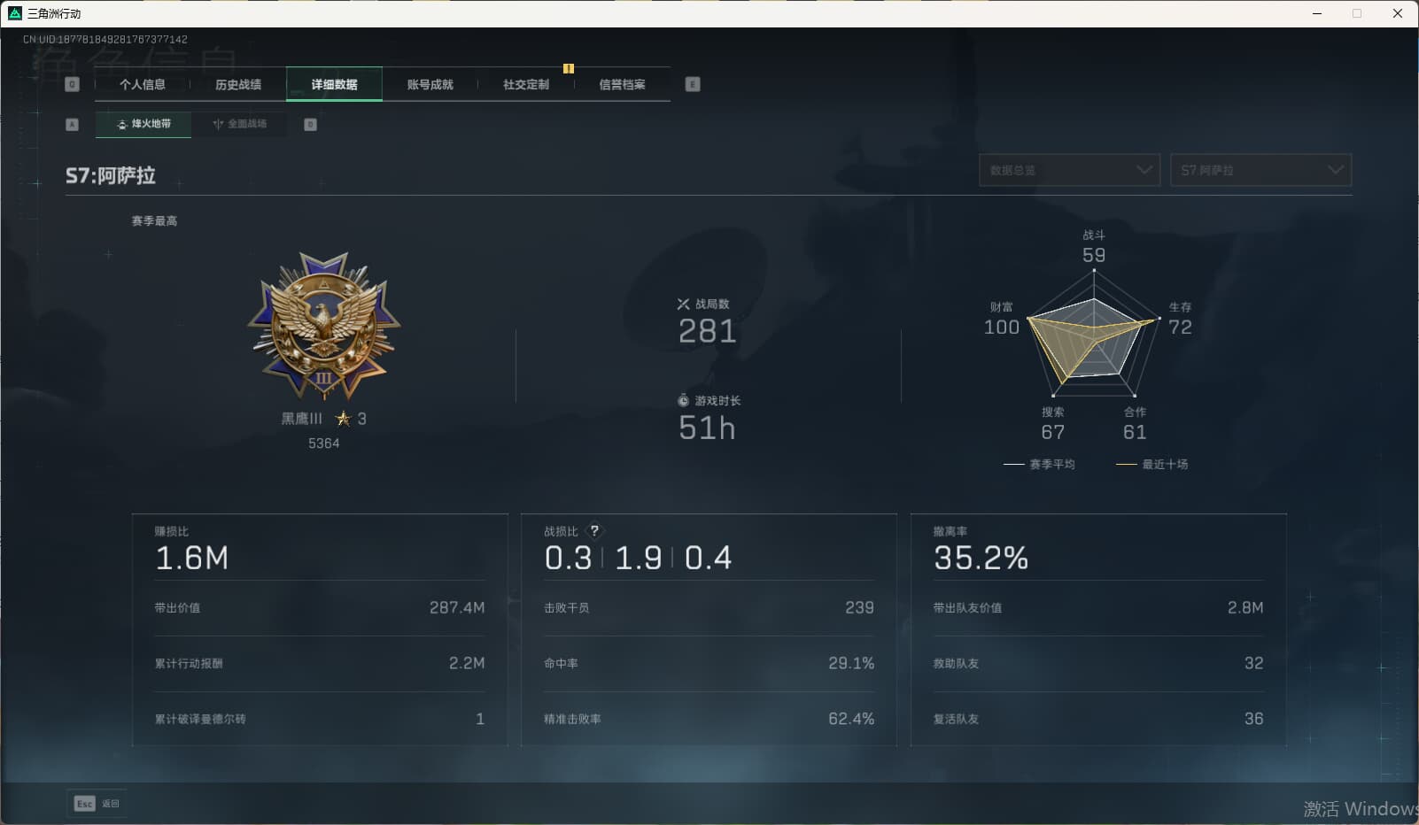 SJZQM424669三角洲行动账号详情图6 SJZQM424669三角洲行动账号详情图6