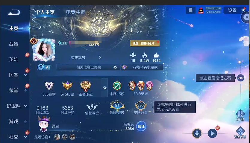 WZQM493686王者荣耀账号详情图5