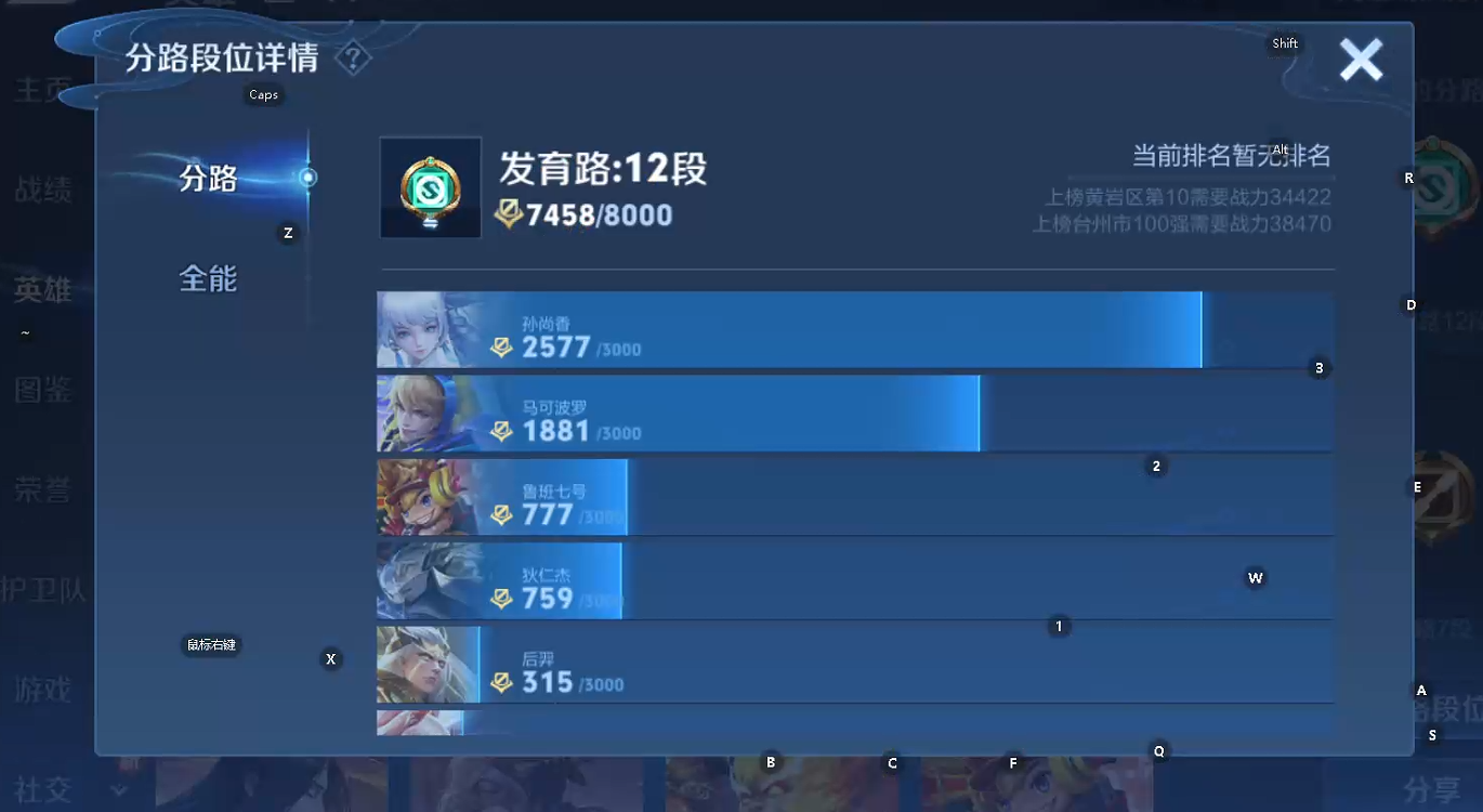 WZQM494504王者荣耀账号详情图10