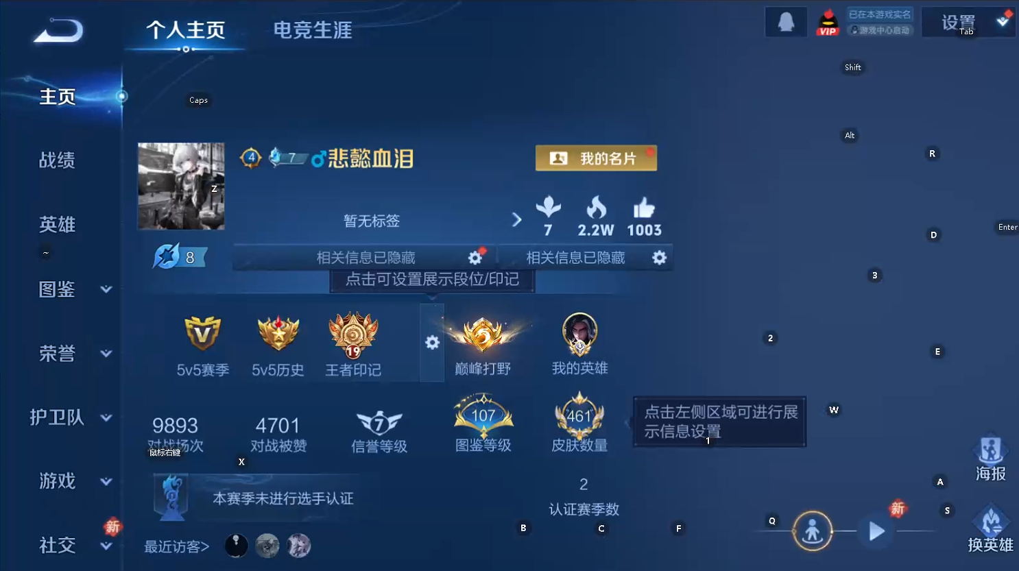 WZQM493985王者荣耀账号详情图9