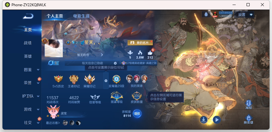 WZQM4139572王者荣耀账号详情图4