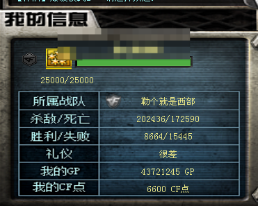 CFCMW425842穿越火线账号详情图7