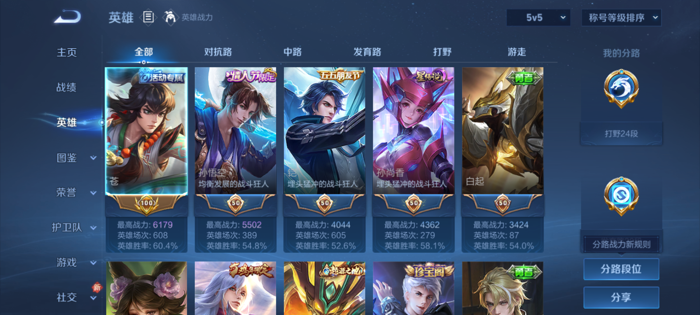 WZCMW4140762王者荣耀账号详情图4