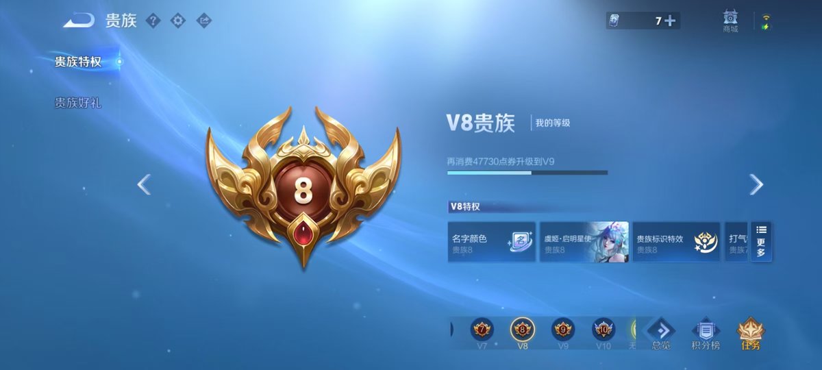 王者荣耀账号安卓QQ实名: 可修改 贵族等级: V8 英雄数: 127 皮肤数: 253 荣耀水晶: 弑枪猎影 传说皮: