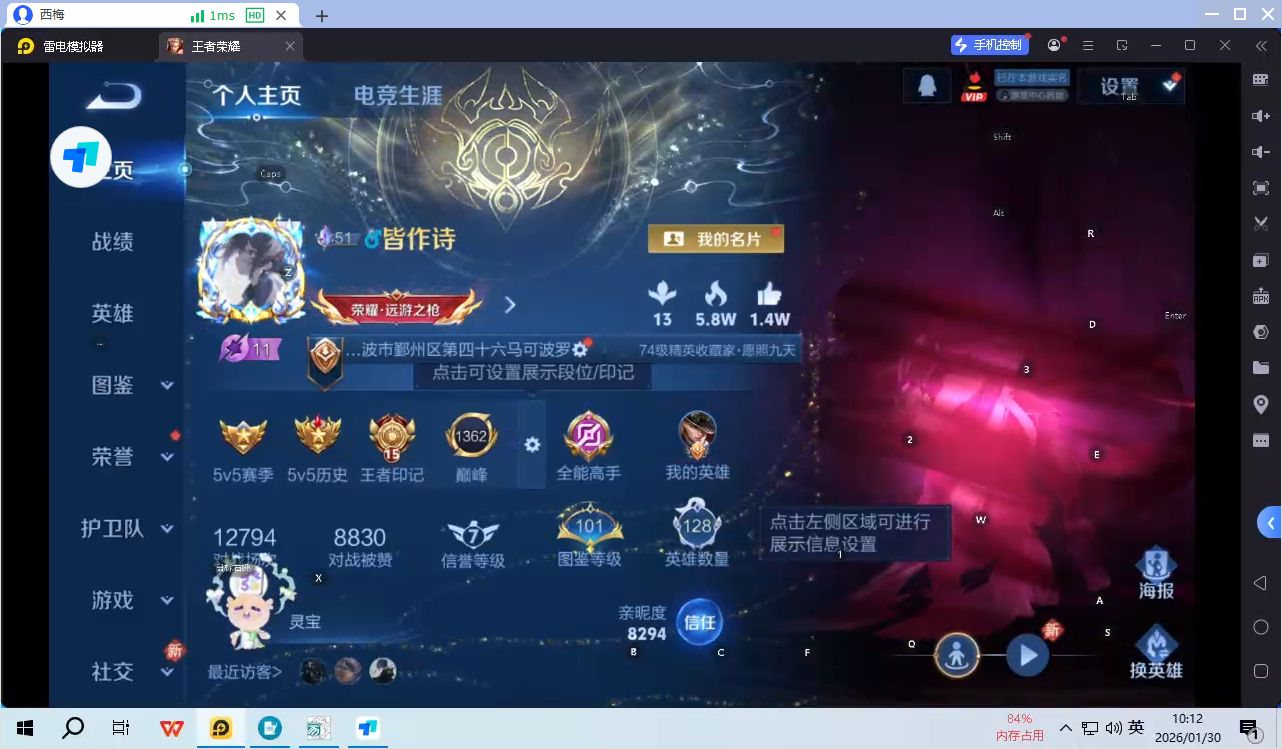 WZQM4135877王者荣耀账号详情图9