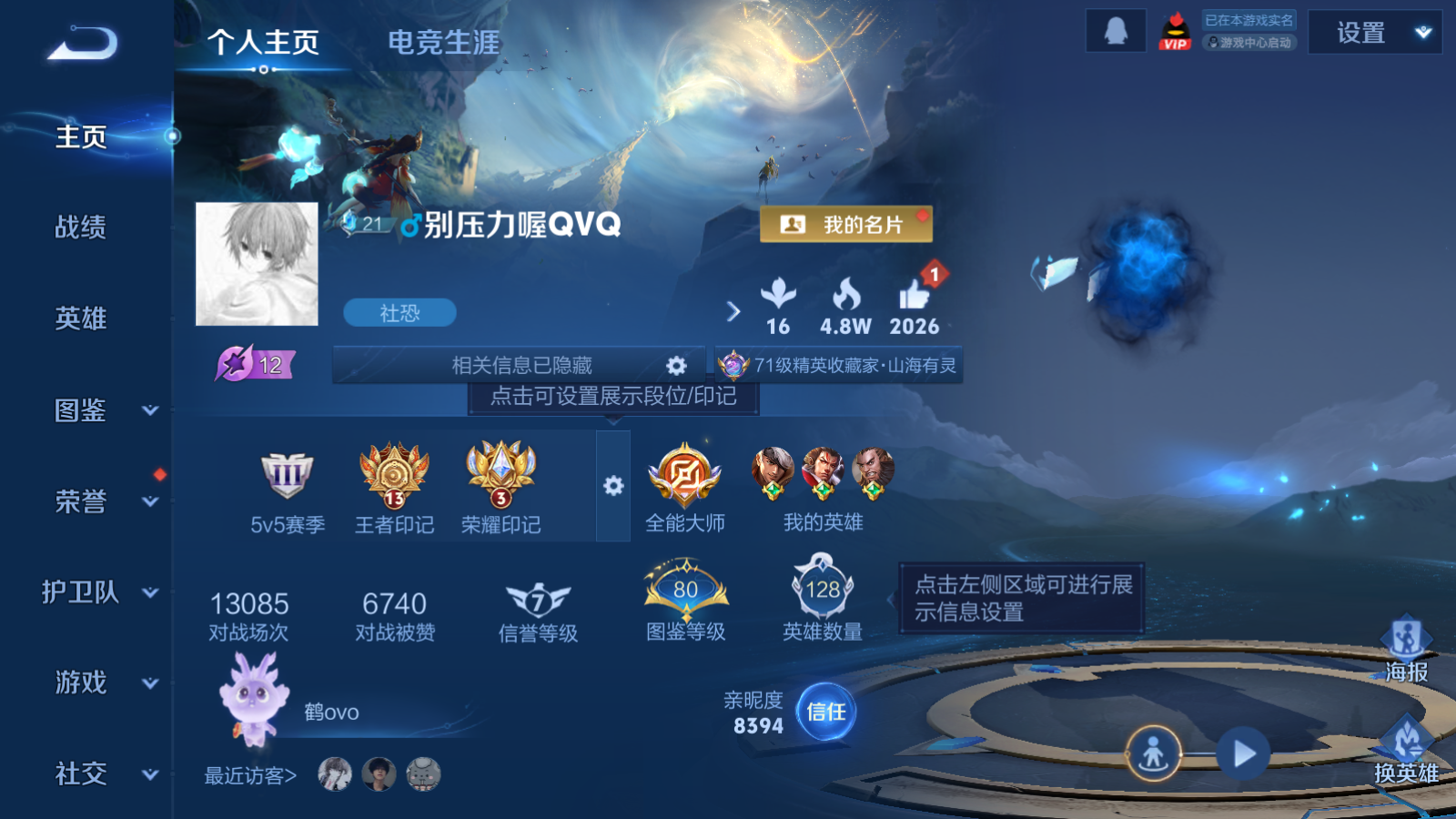 WZQM4132604王者荣耀账号详情图3