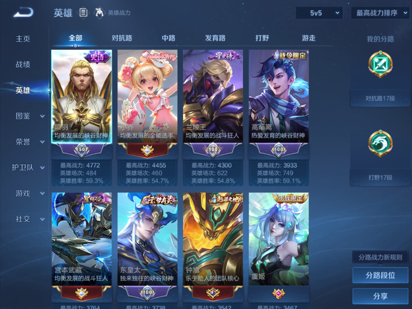 WZCMW4135937王者荣耀账号详情图5