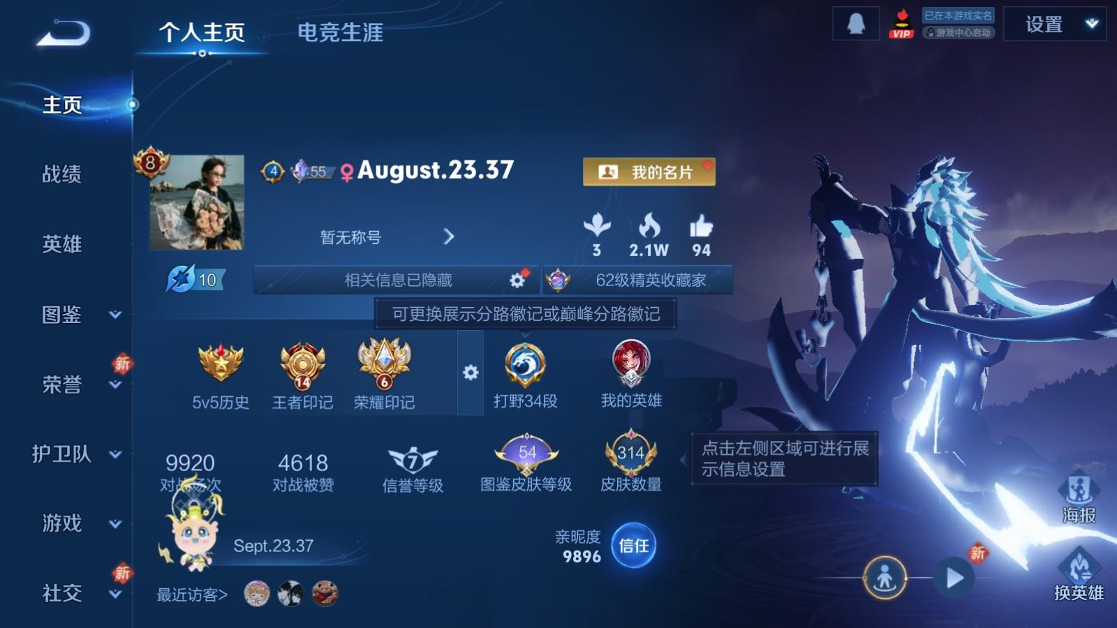 WZQM4132720王者荣耀账号详情图3